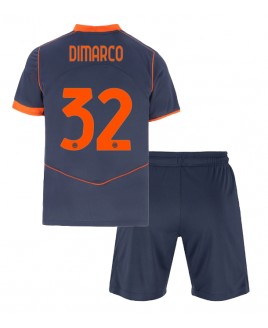 Günstige Inter Milan Federico Dimarco #32 3rd trikot Kinder 2025-26 Kurzarm (+ Kurze Hosen)